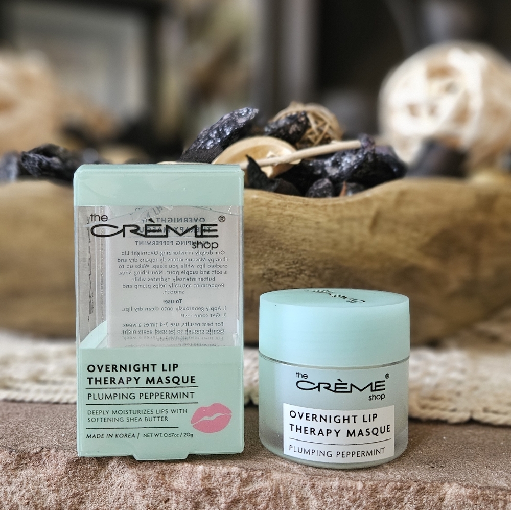 The Crème Shop Overnight Lip Therapy Masque - Plumping Peppermint